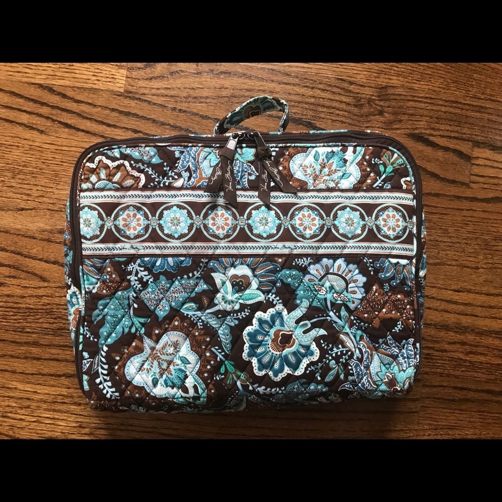 Vera Bradley Java Blue Zipper Case